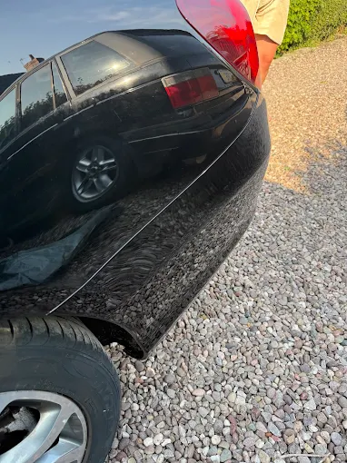 Bumper scuff repair after repair